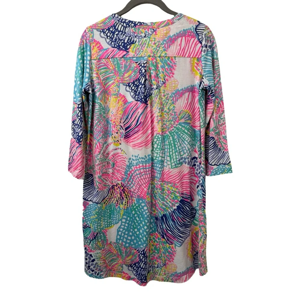 Lilly Pulitzer Ali Dress Multi Roar of The Seas Women's XS - Picture 2 of 4